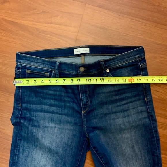 Women’s GAP, 1969 boho/western stretch bootcut blue jeans/ 33R/ US size 14-16 - Picture 11 of 14